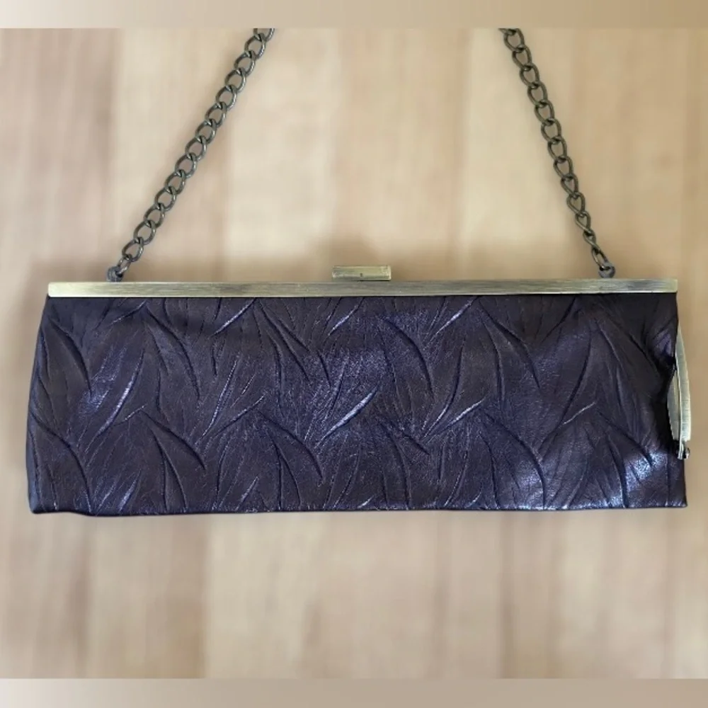 JESSICA McCLINTOCK Bronze Metallic Evening Clutch